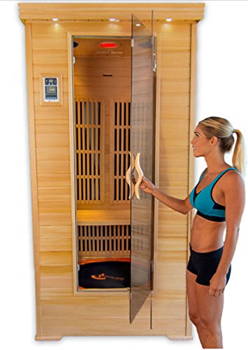 Home Personal Sauna Kit Jump 2 Person or 1 Person Exercise Fitness Infrared w Trampoline Iphone  Smart Phone Doc Amfm Radio Clock w Timer