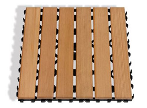 12 X 12 Cedar Sauna Floor Mat