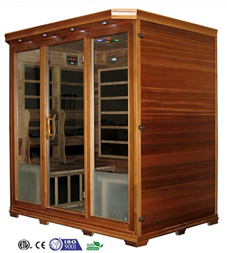 4 Person Canadian Redwood Cedar FIR Infrared Sauna