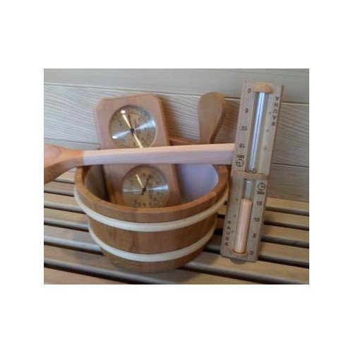 Deluxe Cedar Sauna Accessories Set