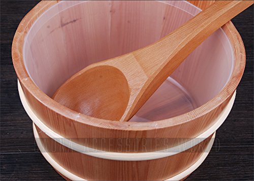 Purely handmade 4L Solid Wood Red Cedar Sauna BucketPail with Ladle 4L for sales