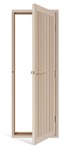 Solid Aspen Sauna Door With Reversible Hinges