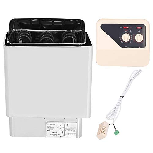 Sauna Heater 9KW Electric Sauna Stove with Temperature Controller for Traditional Stainless Steel Sauna Stove Heater for HomeHotelSauna RoomSpaShowerSwimming Pool 220-380V