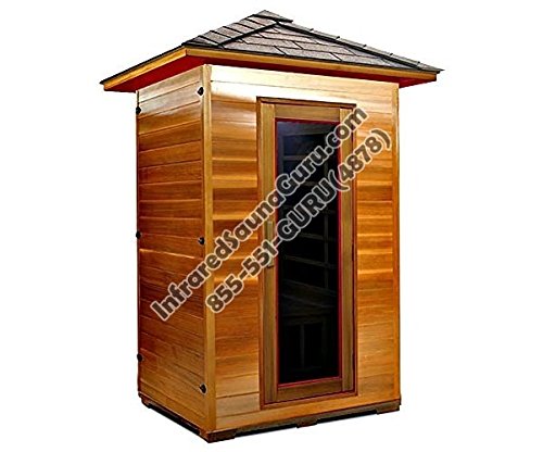 BRAND NEW 2015 MODEL 2 PERSON SIERRARUSTIC CANADIAN CEDAR INFRARED SAUNA - 3 YEAR WARRANTY