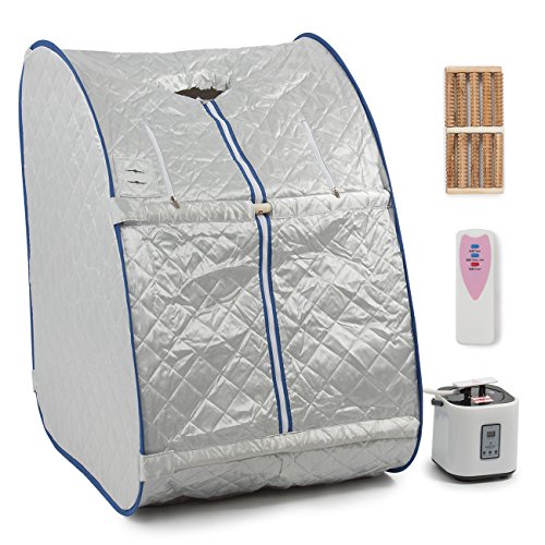 Eminentshop Christmas Home Portable Steam Sauna Tent Slimming Full Body Spa Therapy Detox Loss Weight