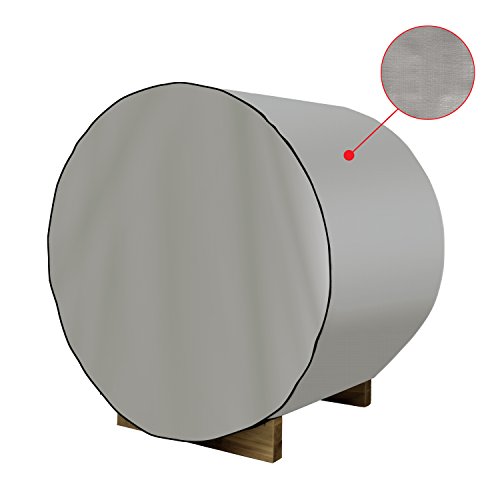 ALEKO SB6DC Dust Coat For 83x72x75 Inch SB6PINE Barrel Sauna All Weather Polyethylene Protecting Cover
