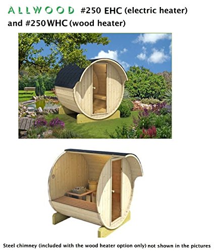 Allwood Barrel Sauna 250-ehc  Electric Heater 