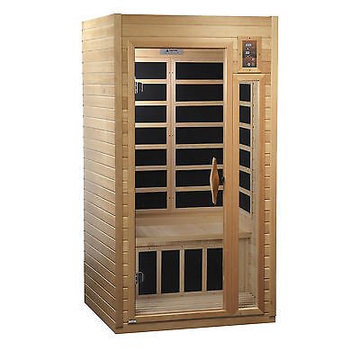 1-2 Person Carbon Infrared Sauna with 7 Year Warranty