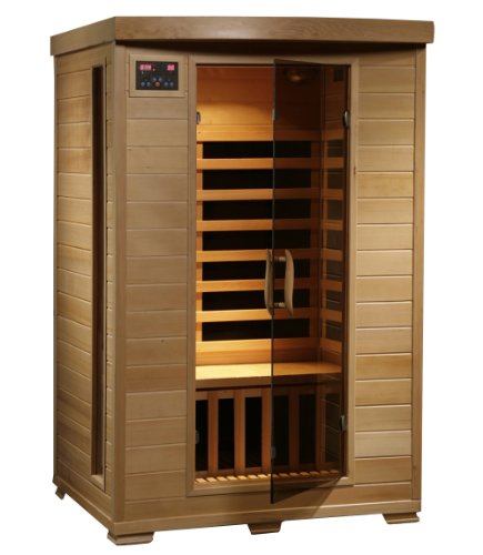 2-person Hemlock Deluxe Infrared Sauna W 6 Carbon Heaters