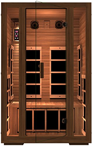 Jnh Lifestyles Freedom 2 Person Canadian Western Red Cedar Wood Far Infrared Sauna 7 Carbon Fiber Heaters 5