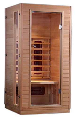 Royal Saunas 1-2 Person Far Infrared Hemlock W3 Ceramic Heaters