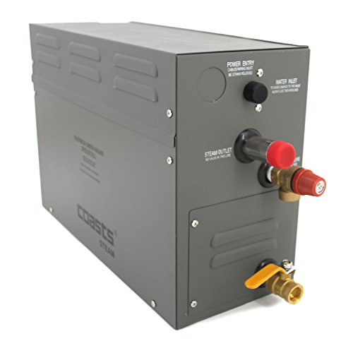 ALEKO Coasts AR3C Steam Generator for Home or Business Steam Saunas 3KW 240V with KS-120 Controller