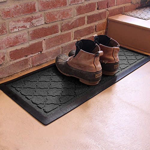 Aqua Shield Cordova Boot Tray Mat 15 x 36 Charcoal