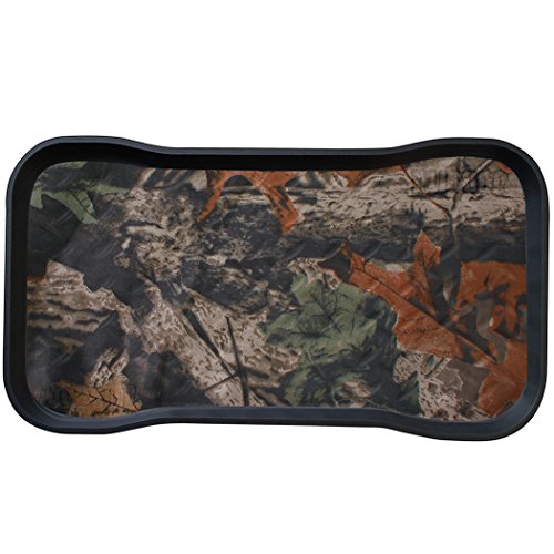 JobSite Camo Designer Heavy Duty Boot Tray Multi-Purpose for Shoes Pets Garden - Mudroom Entryway Garage Indoor or Outdoor - Floor Protection Use As Humidity Tray Pet Feeding Tray or Cat Litter Tray - 15 x 28 Inch - 1 Pack