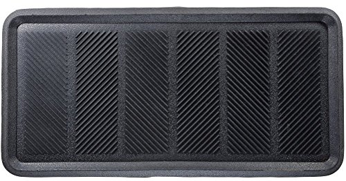 Milliard Large Rubber Boot Tray Or Mudroom Doormat 32x16&quot Rubber Is Durable Flexible For Easy Cleaning And