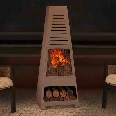 Steel Wood Burning Chiminea