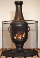 The Blue Rooster Chiminea or Fire Pit Fire Guard