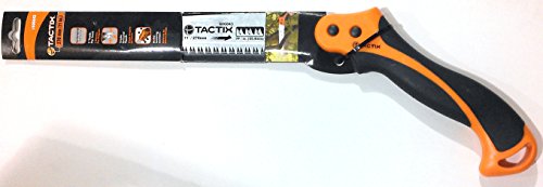 11&quot Tactix Pruning Hand Saw W Sheath Tree Limb Branch Sharp Triple Ground Teeth