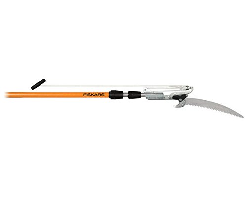 Fiskars 8-16 Foot Power Lever Extendable Tree Pruner 94616935j