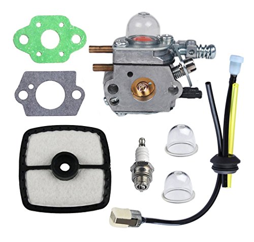 HIFROM C1U-K52 Carburetor Repower Maintenance Kit with Gaskets Air Filter Spark Plug for ECHO GT2000R GT200EZR PAS2000 PAS2100 SHC1700 SHC2100 Series Power Pruner Trimmer