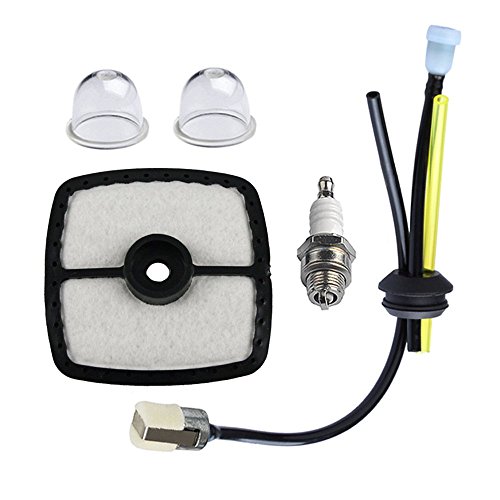 HIPA Air Filter Repower Kit with Primer Bulb for ECHO PP-1200 PP-800 PPF-2100 PPF-2110 PPSR-2122 PPT-2100 Power Pruner PE-2000 GT2000 GT-2000R GT-2000S Grass Trimmer