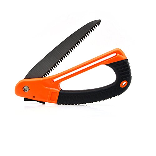 Garden Saw Pruning Saw Folding Hand Saw Freehawk Tree Trimming Rugged Razor Tooth Pruning Saw Trimmer for Clean Cut Gardening - Lightweight Durable Folding Steel Blade