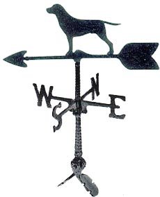 Montague Metal Products 24-inch Weathervane With Retriever Ornament