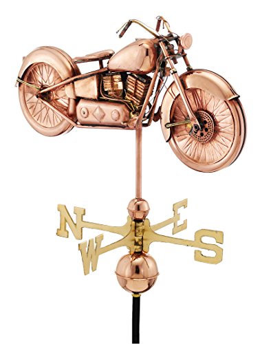Good Directions 669P Motorcycle Weathervane Polished Copper