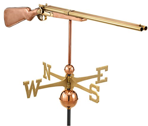 Good Directions 693p Shotgun Weathervane Polished Copper