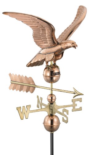 Good Directions 955p Smithsonian Eagle Weathervane Polished Copper
