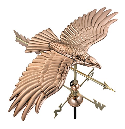 Good Directions 9699pa Soaring Hawk Weathervane Polished Copper