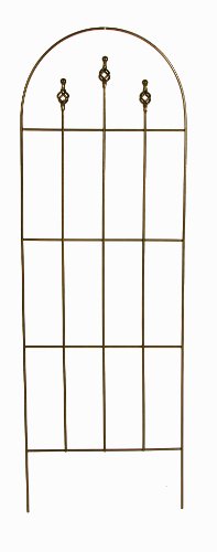 Gardman R552 Finial Trellis, Antique Copper Finish, 20" Wide X 60" High