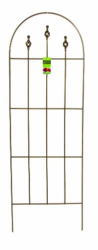 Gardman R553 Finial Trellis, Antique Copper Finish, 24" Wide X 72" High