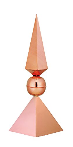 Good Directions 701-s10 Lancelot With Square Finial Cap, Polished Copper