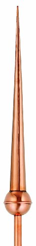 Good Directions 707 Gawain Finial, 28-inch, Copper