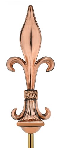 Good Directions 739 Fleur-de-lis Finial Copper