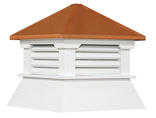 16 Vinyl Shed Cupola with Copper Roof