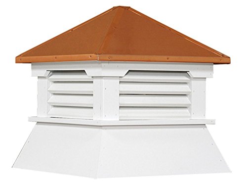 25 Vinyl Shed Cupola with Copper Roof