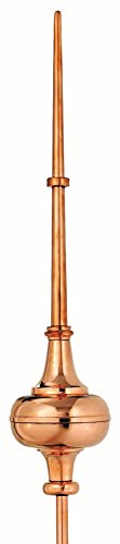 28 Handcrafted Artemis Pure Polished Copper Cupola Finial