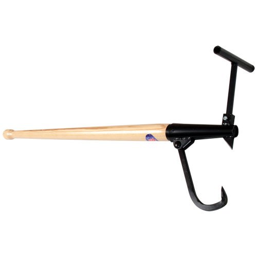 Timberjack Tool For Holding Logs And Poles For Easy Cutting
