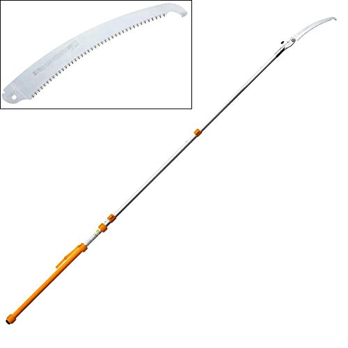 SILKY LONGBOY 12-Foot Telescoping Pole Pruning Saw 365-36 with Replacement Blade 366-36 Bundle 2 Items