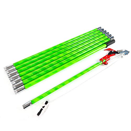 Eapmic Tree Trimmer Pole 26 Foot Pole Saw Tree Pruner Trimming Tree Cutter Set Extension Pole Cut Tree Branch