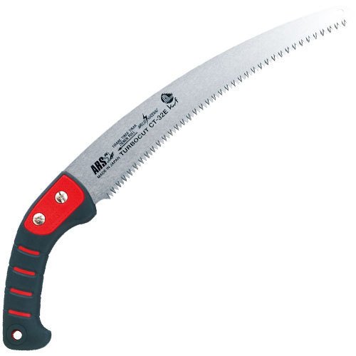 ARS Professional Pruning Saw With Scabbard 13-inch Curved Blade