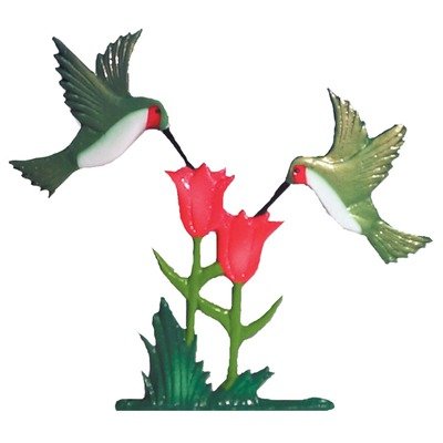 Whitehall Products Hummingbirds Weathervane 30-inch Rooftop Color