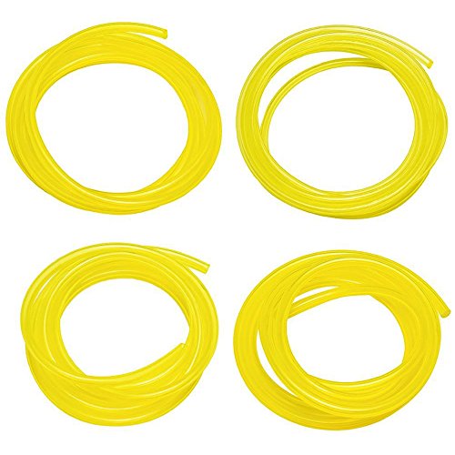 HUZTL 20 Feet Petrol Fuel Line Hose Tube with 4 Sizes 5 feet Each for Common 2 Cycle Small Engine Weedeater Chainsaw