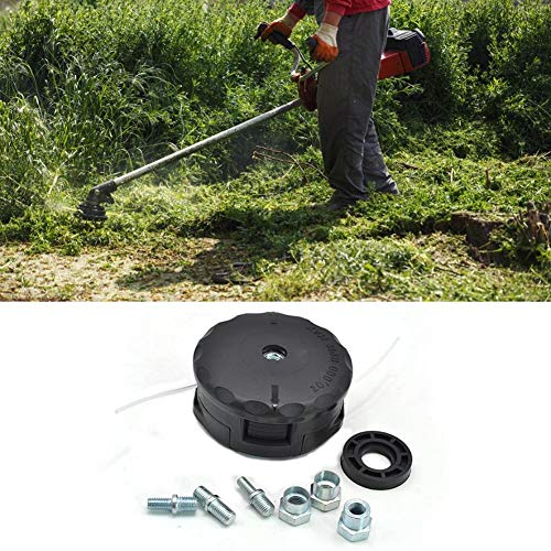 HEYJUDY Trimmer Head Set Plastic Metal 30 Nylon Easy to Install Echo Weed Eater for All Lawn Care Needs Fits Most Brushcutters 8Pcs