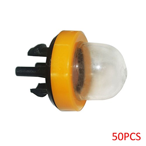 NAVARME 50pcs Snap in Primer Bulbs for Pouland Homelite Sears Craftsman Echo Weed Eater Ryobi Stihl McCulloch Husqvarna