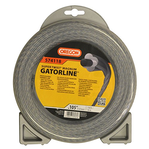 Oregon 574118  Magnum Gatorline Supertwist 12-Pound Coil of 105-Inch-by-114-Foot Twisted String Trimmer Line