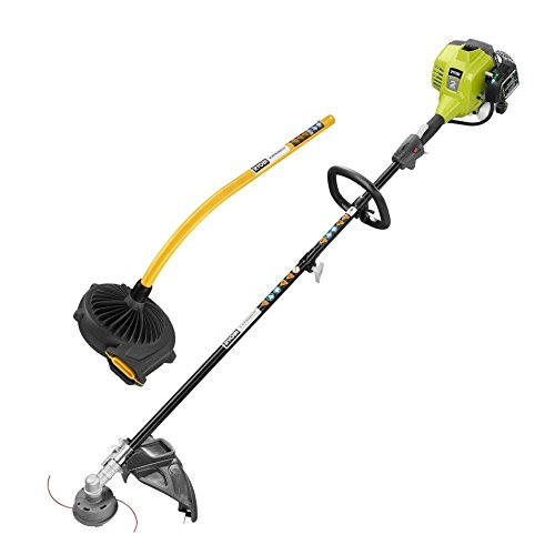 Ryobi ZRRY253SSCMB13 25cc 17 in Full Crank 2-Cycle Straight Shaft Gas String Trimmer with Blower Attachment Certified Refurbished