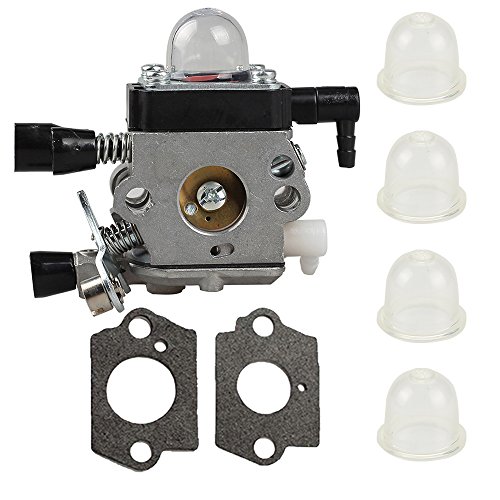 Harbot 4228 120 0608 Carburetor with Gasket Primer Bulb for Stihl FS38 HS45 FS45 FC55 FS310 Hedge Trimmer